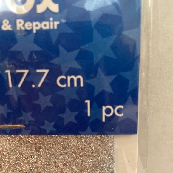 Bondex Glitter Patches Silver 4pk No Sew Iron On Patches Crafts Clothing Design - Picture 7 of 13